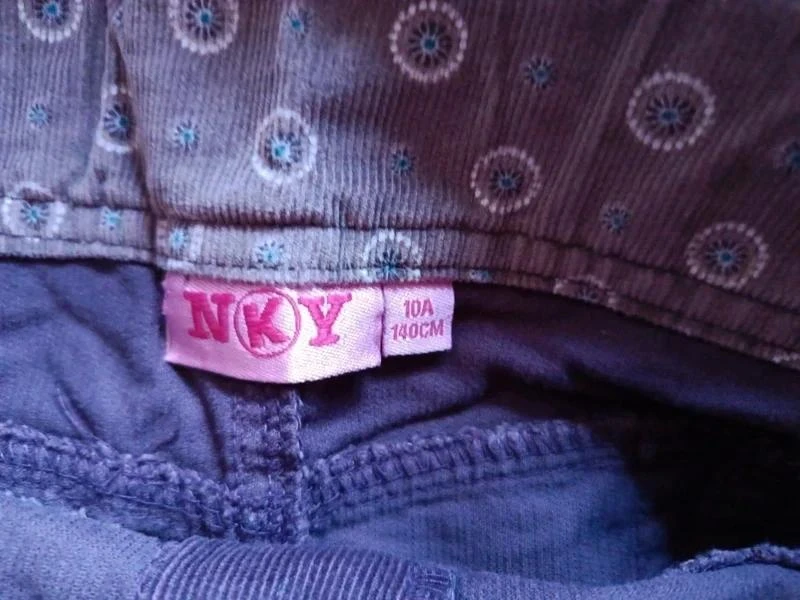 Korte wollen rok marineblauw NKY meisjes - maat 10 jaar – photo 3